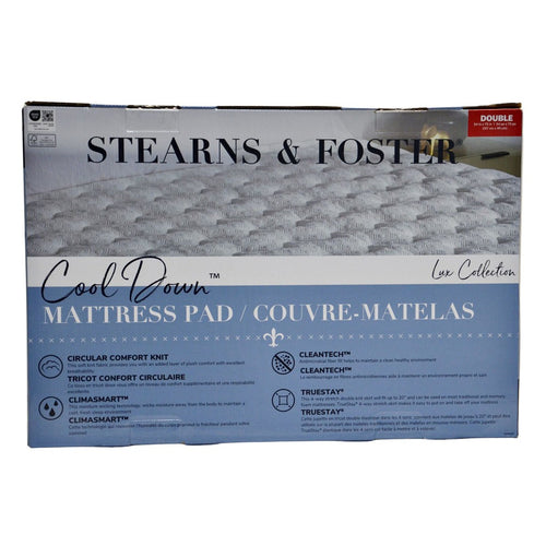 Stearns & Foster Cool Down Mattress Pad Double