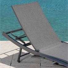 Load image into Gallery viewer, SunVilla Commercial Sling Wave Chaise Lounge with Adjustable Armrests, 2-pack
