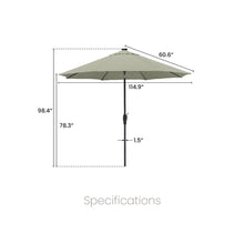 Load image into Gallery viewer, Sunbrella 3 m (10 ft.) Round Market Umbrella
