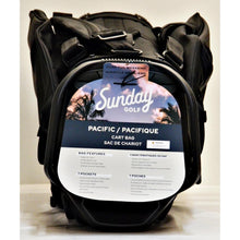 Load image into Gallery viewer, Sunday Golf Pacific Golf Cart Bag 14 Way Silencer Top - Black-Liquidation Store
