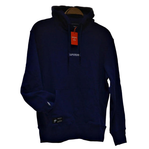 Superdry Men's Classic Logo Pullover Hoodie Truest Blue - L