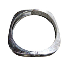 Load image into Gallery viewer, Swarovski Square Bangle Bracelet Black/Silver

