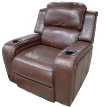 Load image into Gallery viewer, Synergy Home Theatre Brown Leather Recliner
