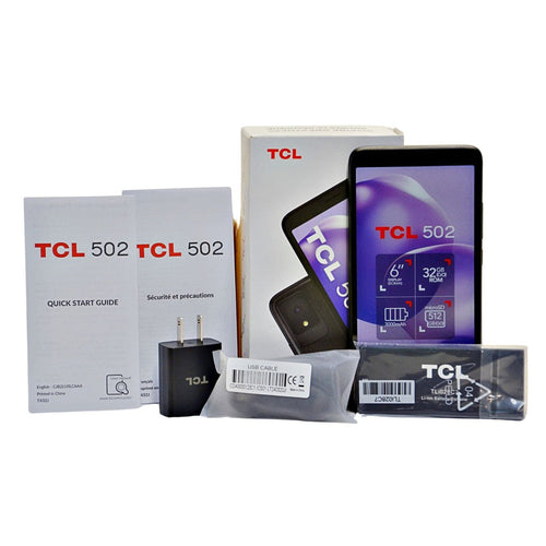 TCL Cell Phone TCL 502 (T432J) - Prime Black