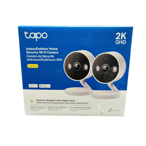 TP-Link Tapo C120 Indoor/Outdoor Wi-Fi Home Security Camera
