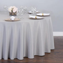 Load image into Gallery viewer, Table Cloth 108&quot; Round Grey
