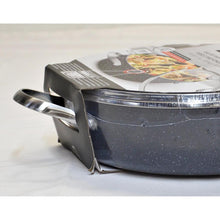 Load image into Gallery viewer, The Rock Saute Pan with Lid 5L Black-Cookware-Liquidation Nation
