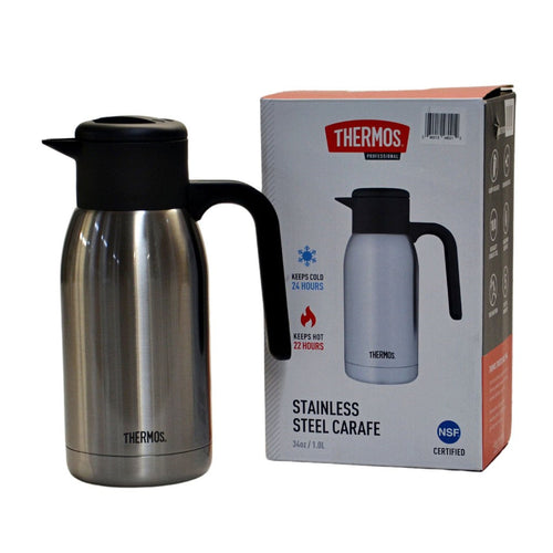 Thermos TGM10SC Stainless Steel Vacuum Insulated 1L Carafe