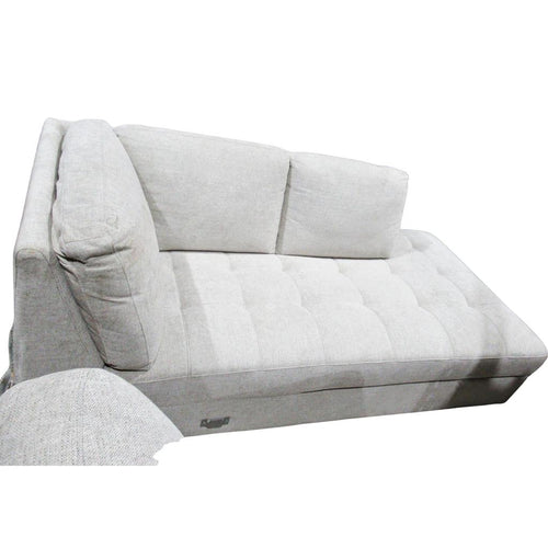 Thomasville 3-piece Fabric Sectional with Storage Ottoman Beige