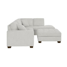 Load image into Gallery viewer, Thomasville Miles Right-hand Facing 3-piece Fabric Sectional with Storage Ottoman ( Beige)
