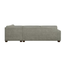 Load image into Gallery viewer, Thomasville Miles Right-hand Facing 3-piece Fabric Sectional with Storage Ottoman ( Grey)-Furniture-Liquidation Nation
