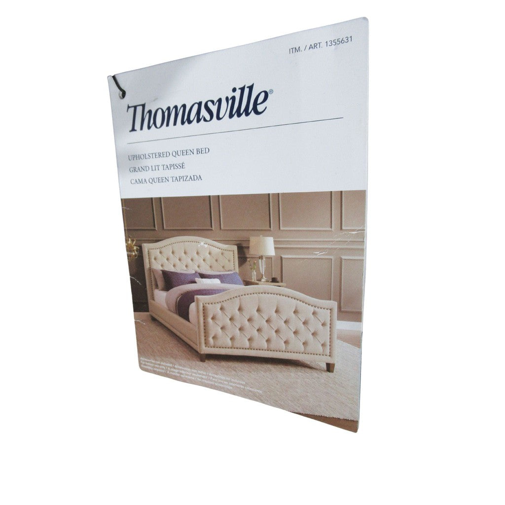 Thomasville upholstered queen bed discount