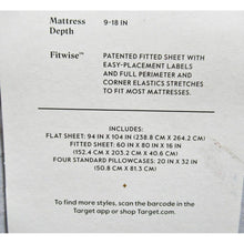 Load image into Gallery viewer, Threshold Signature 800 Thread Count Sheet Set Grey-Liquidation Store
