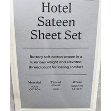 Load image into Gallery viewer, Threshold Signature 800 Thread Count Sheet Set Grey
