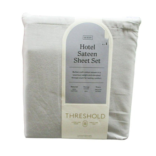 Threshold Signature 800 Thread Count Sheet Set Grey
