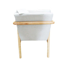 Load image into Gallery viewer, Threshold Tufeld Wood Armchair Beige
