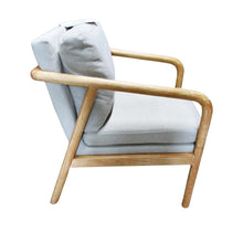 Load image into Gallery viewer, Threshold Tufeld Wood Armchair Beige-Accent Chair-Liquidation Nation
