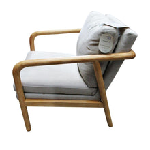 Load image into Gallery viewer, Threshold Tufeld Wood Armchair Beige-Liquidation
