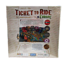 Load image into Gallery viewer, Ticket to Ride Board Game 15th Anniversary Edition 8+
