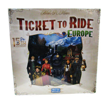 Load image into Gallery viewer, Ticket to Ride Board Game 15th Anniversary Edition 8+
