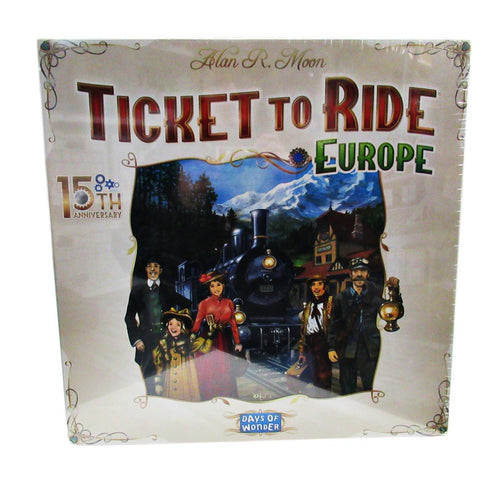 Ticket to Ride Board Game 15th Anniversary Edition 8+