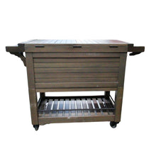 Load image into Gallery viewer, Tommy Bahama Rolling Cooler 100QT Wood
