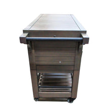 Load image into Gallery viewer, Tommy Bahama Rolling Cooler 100QT Wood
