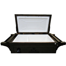 Load image into Gallery viewer, Tommy Bahama Rolling Cooler 100QT Wood

