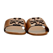 Load image into Gallery viewer, Tory Burch Women&#39;s Ines Goat Leather Flat Sandal Slide US 10M Tan-Footwear-Liquidation Nation

