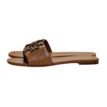 Load image into Gallery viewer, Tory Burch Women&#39;s Ines Goat Leather Flat Sandal Slide US 10M Tan-Liquidation Store
