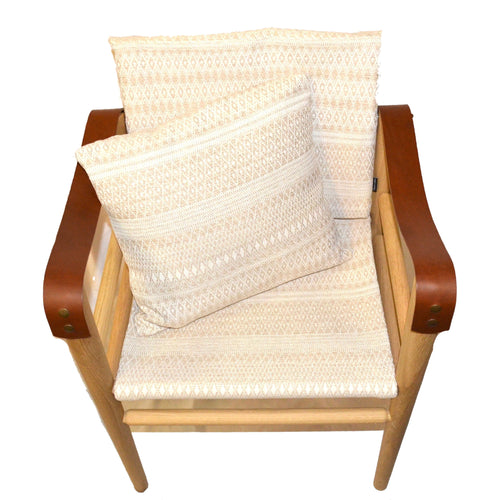 Toulouse Armchair, Taupe/Beige Linen