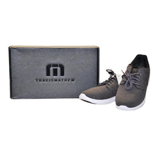 Load image into Gallery viewer, Travis Mathew Men&#39;s The Daily 2 Knit Shoes - Heather Grey Pinstripe US11
