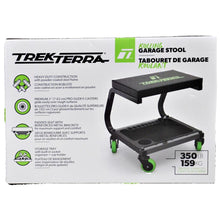 Load image into Gallery viewer, Trek Terra Rolling Garage Stool Weight Capacity 159 Kg
