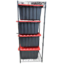 Load image into Gallery viewer, Trinity 5 Tier NSF Storage Bin Rack with Bins
