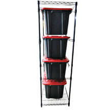 Load image into Gallery viewer, Trinity 5 Tier NSF Storage Bin Rack with Bins
