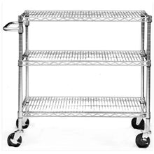 Load image into Gallery viewer, Trinity EcoStorage 3 Tier Chrome Cart
