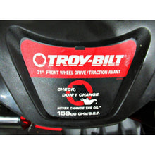 Load image into Gallery viewer, Troy-Bilt Mower 21&quot; 159cc Motor Self Propelled FWD 12AGB2MT563
