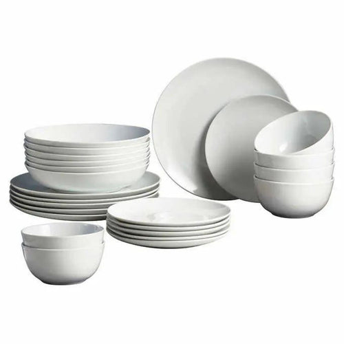 Trudeau Porcelain Dinnerware Set 24 Piece