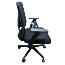 Load image into Gallery viewer, True Innovations Black Mesh Chair with Flip Back Arms
