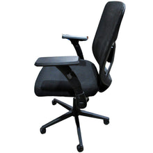 Load image into Gallery viewer, True Innovations Black Mesh Chair with Flip Back Arms
