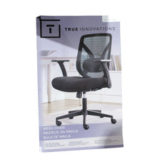 Load image into Gallery viewer, True Innovations Black Mesh Chair with Flip Back Arms-Liquidation Store
