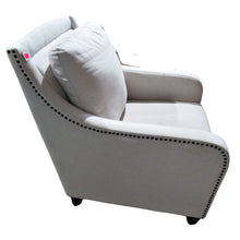 Load image into Gallery viewer, True Innovations Sydney Fabric Accent Chair Light Grey-Furniture-Liquidation Nation
