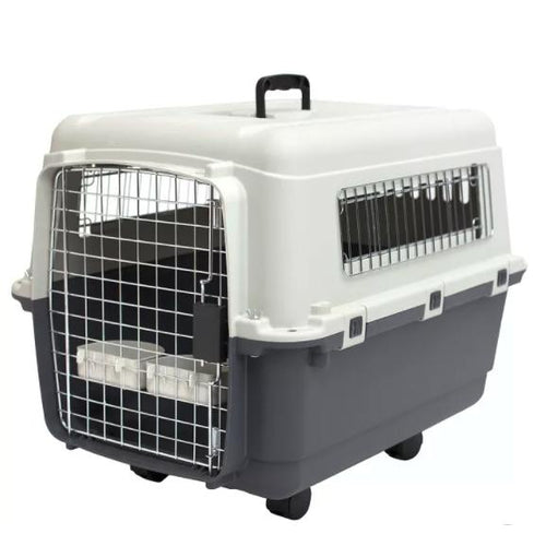 Tucker Murphy Premium Dog Crate, Gray, Medium