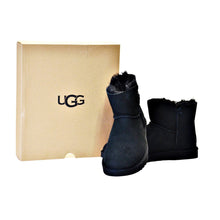 Load image into Gallery viewer, UGG Mini Bailey Button II 10 Black
