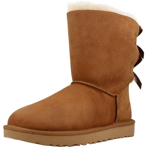 UGG Women's Bailey Bow II Boots 6 (Chestnut)