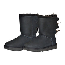 Load image into Gallery viewer, UGG Women&#39;s Bailey Bow II Boots Black 6
