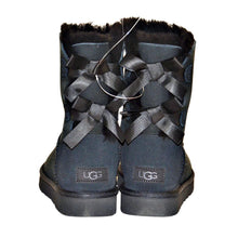 Load image into Gallery viewer, UGG Women&#39;s Bailey Bow II Boots Black 7
