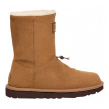 Load image into Gallery viewer, UGG Women&#39;s Classic Short Toggler Suede Classic Boots, Chestnut 9
