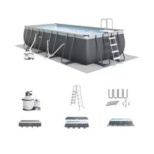 Load image into Gallery viewer, Ultra XTR 24 ft. x 12 ft. Rectangular 52 in. Deep Hard Sided Above Ground Pool Set with Pump
