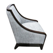 Load image into Gallery viewer, Unbranded Accent Chair with Wood Trim Brown
